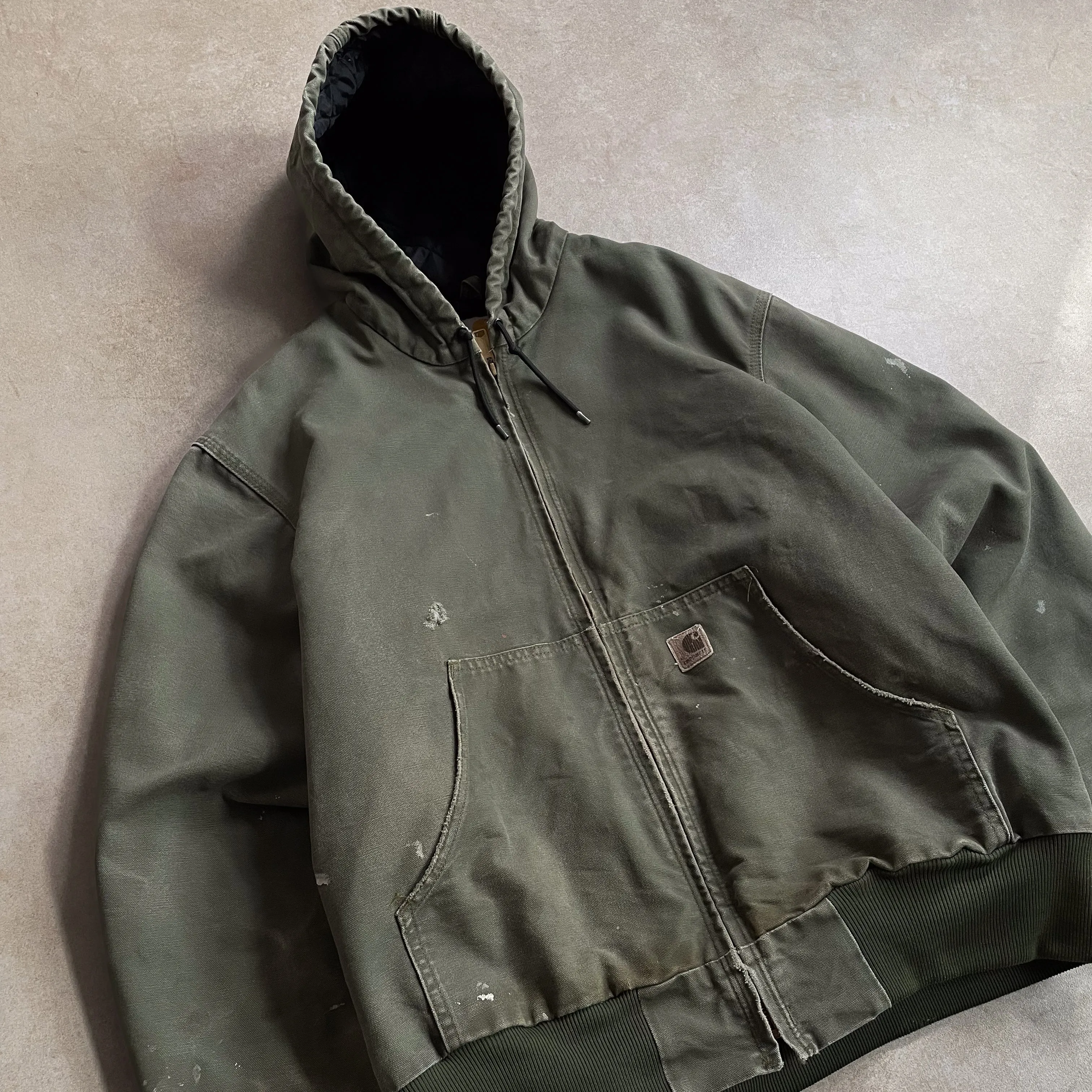 1990s Carhartt Green Active Jacket - L