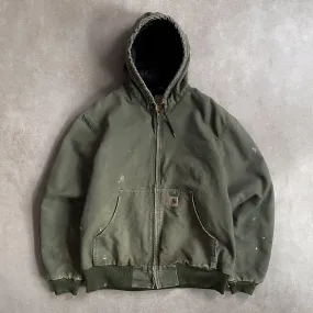 1990s Carhartt Green Active Jacket - L