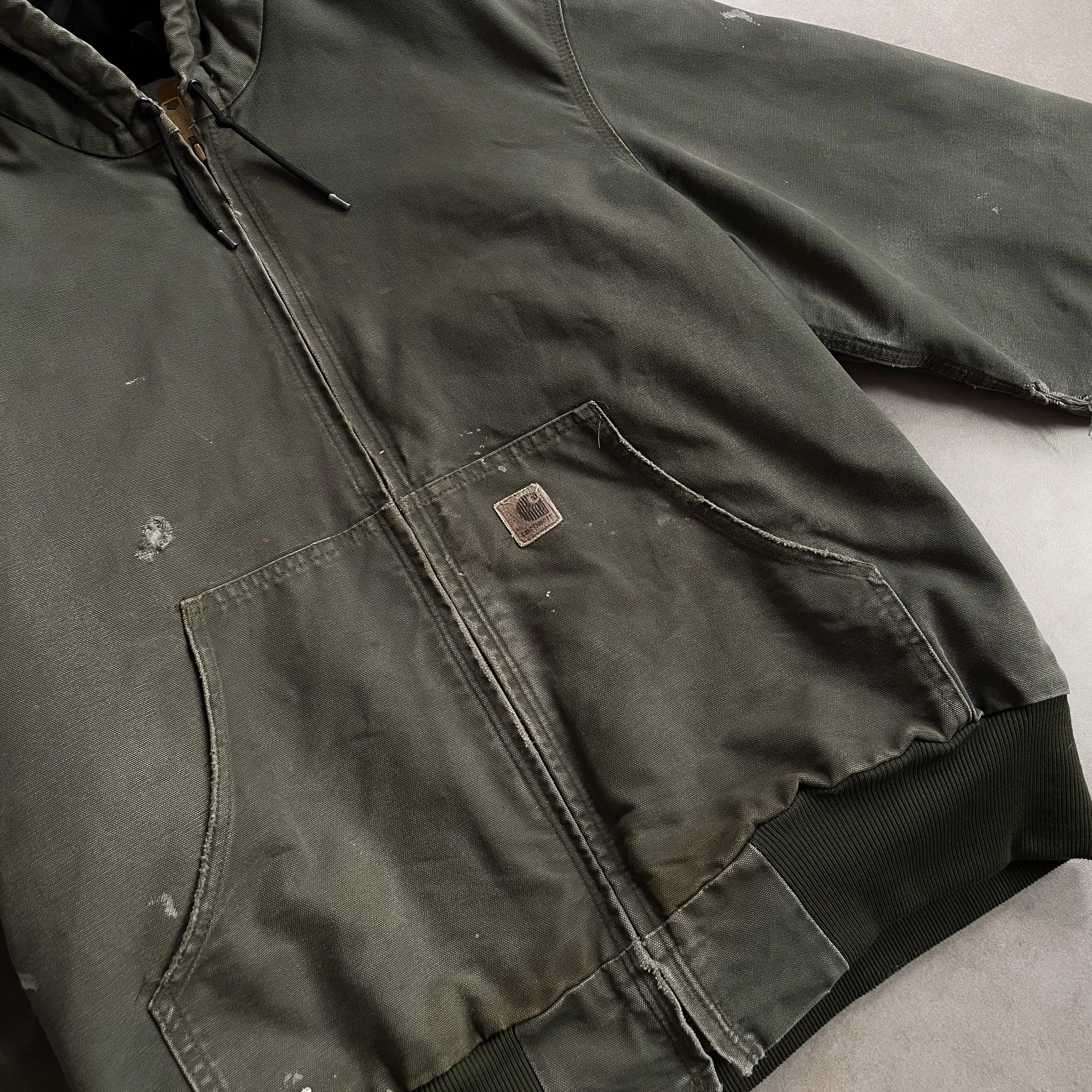 1990s Carhartt Green Active Jacket - L