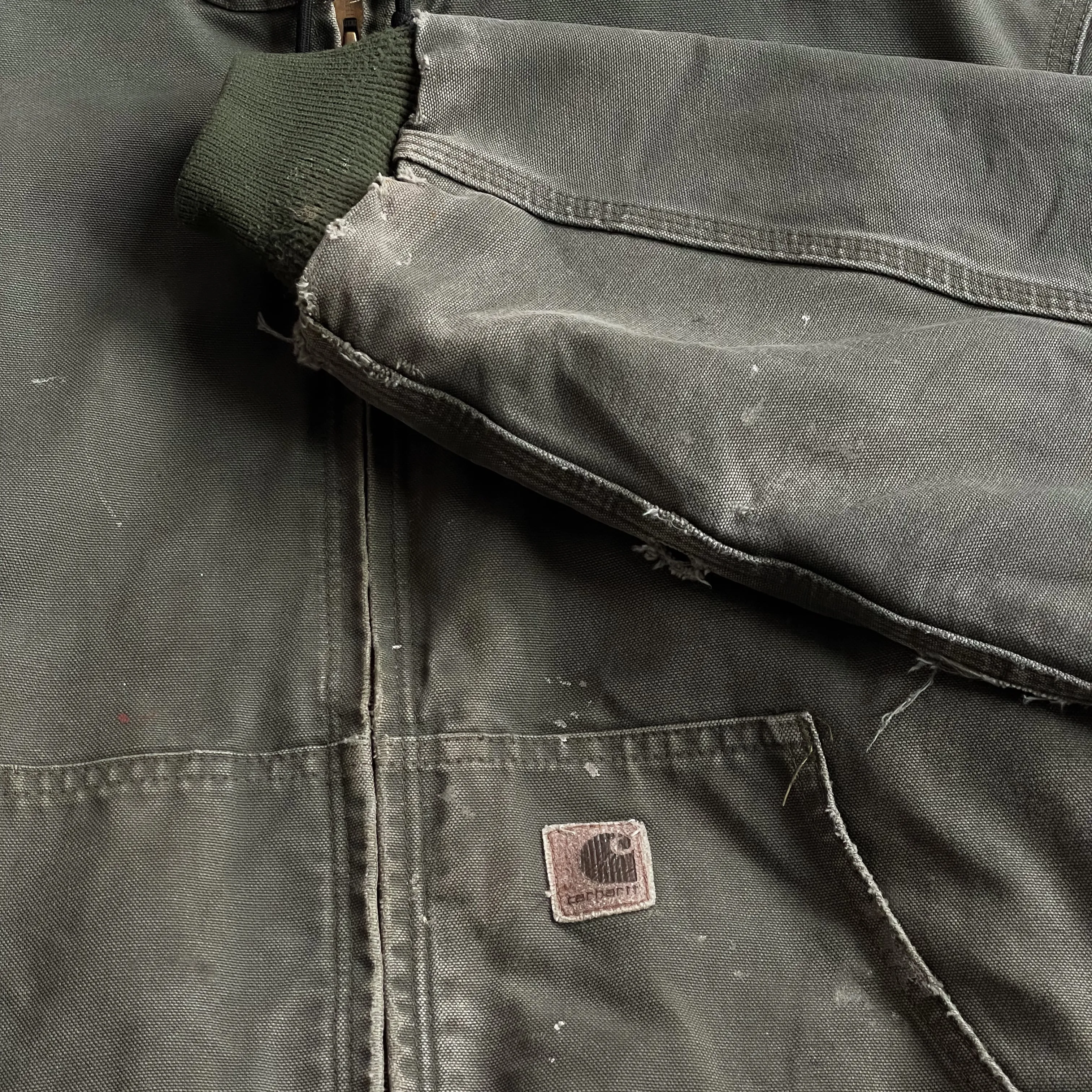 1990s Carhartt Green Active Jacket - L