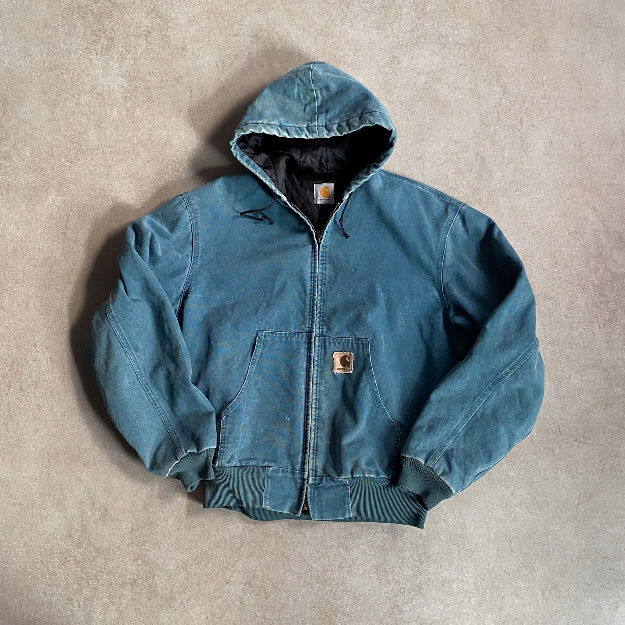 1990s Carhartt Teal Active Jacket - M