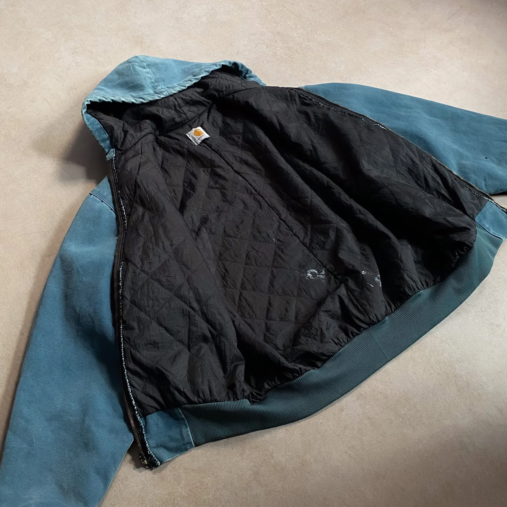 1990s Carhartt Teal Active Jacket - M