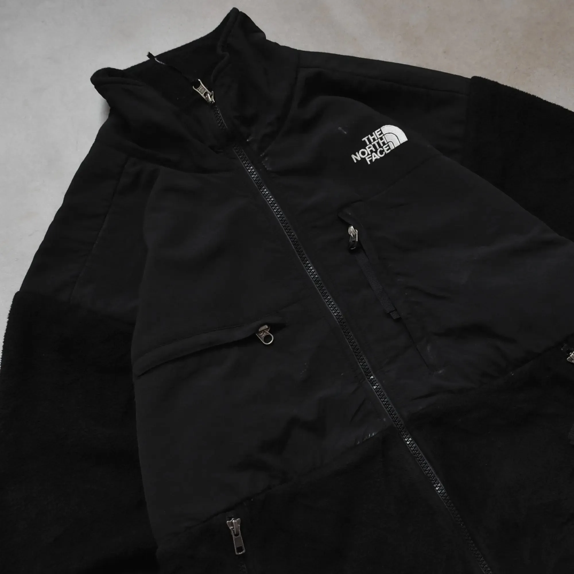 1990s The North Face Black Denali Jacket - M