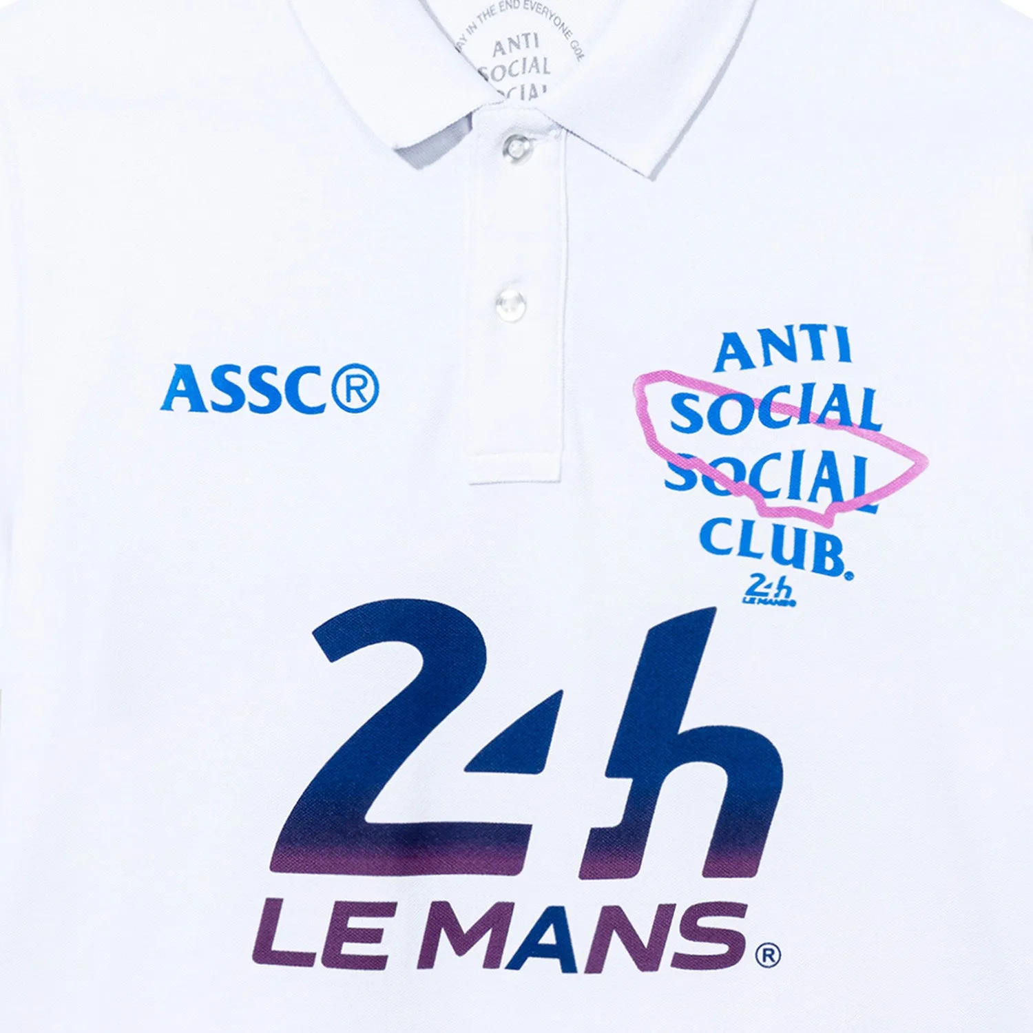 24 Heures Du Mans Polo - White