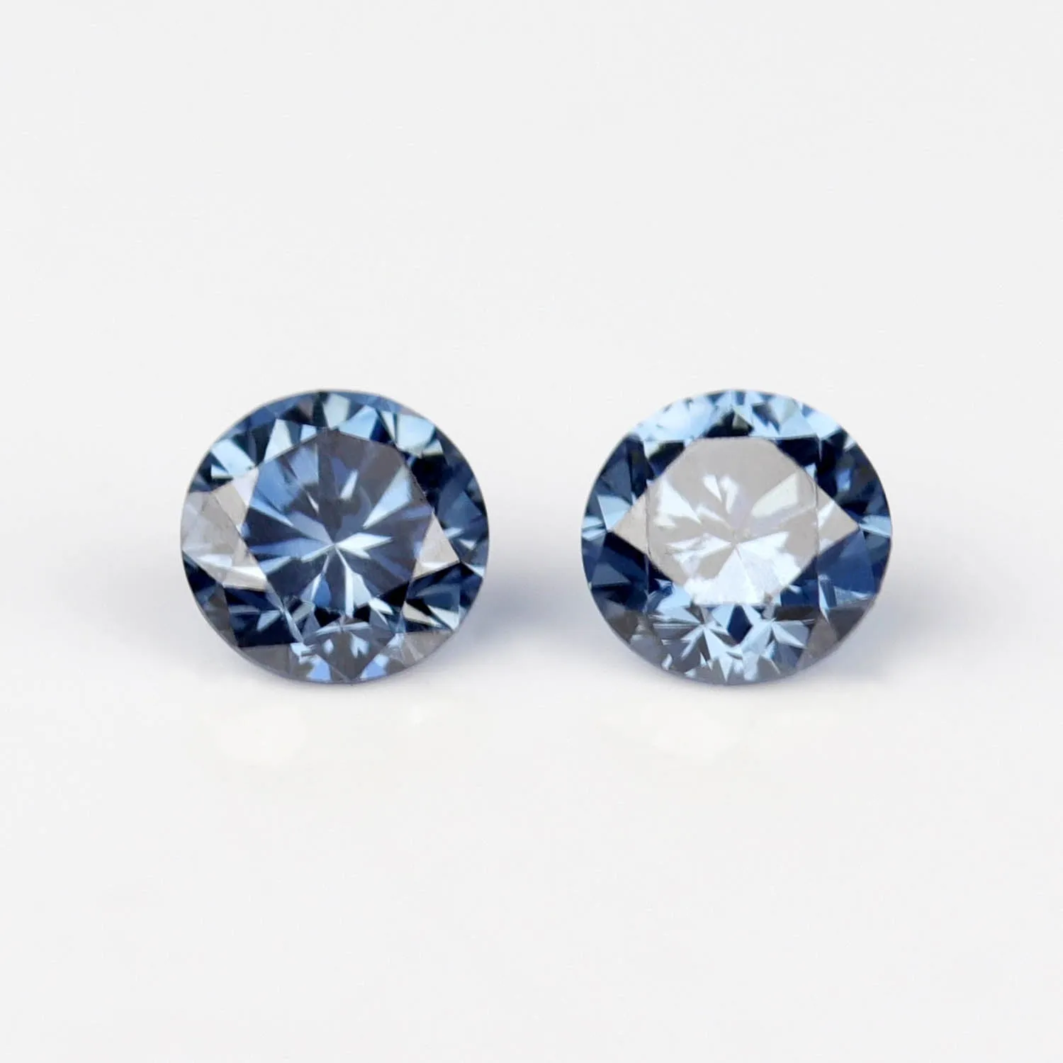 2.5mm Lab-created Blue Diamond