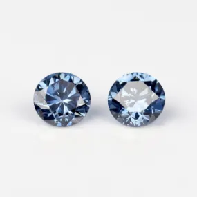 2.5mm Lab-created Blue Diamond