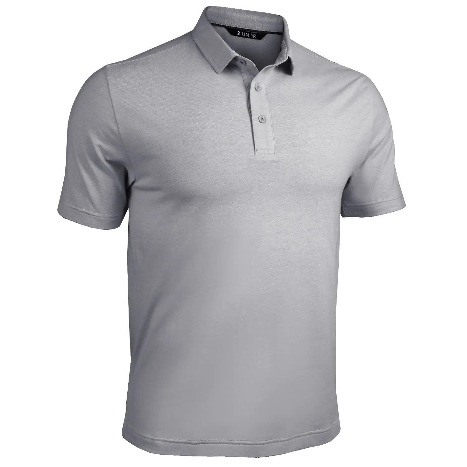 Light Grey Classic Polo by 2UNDR