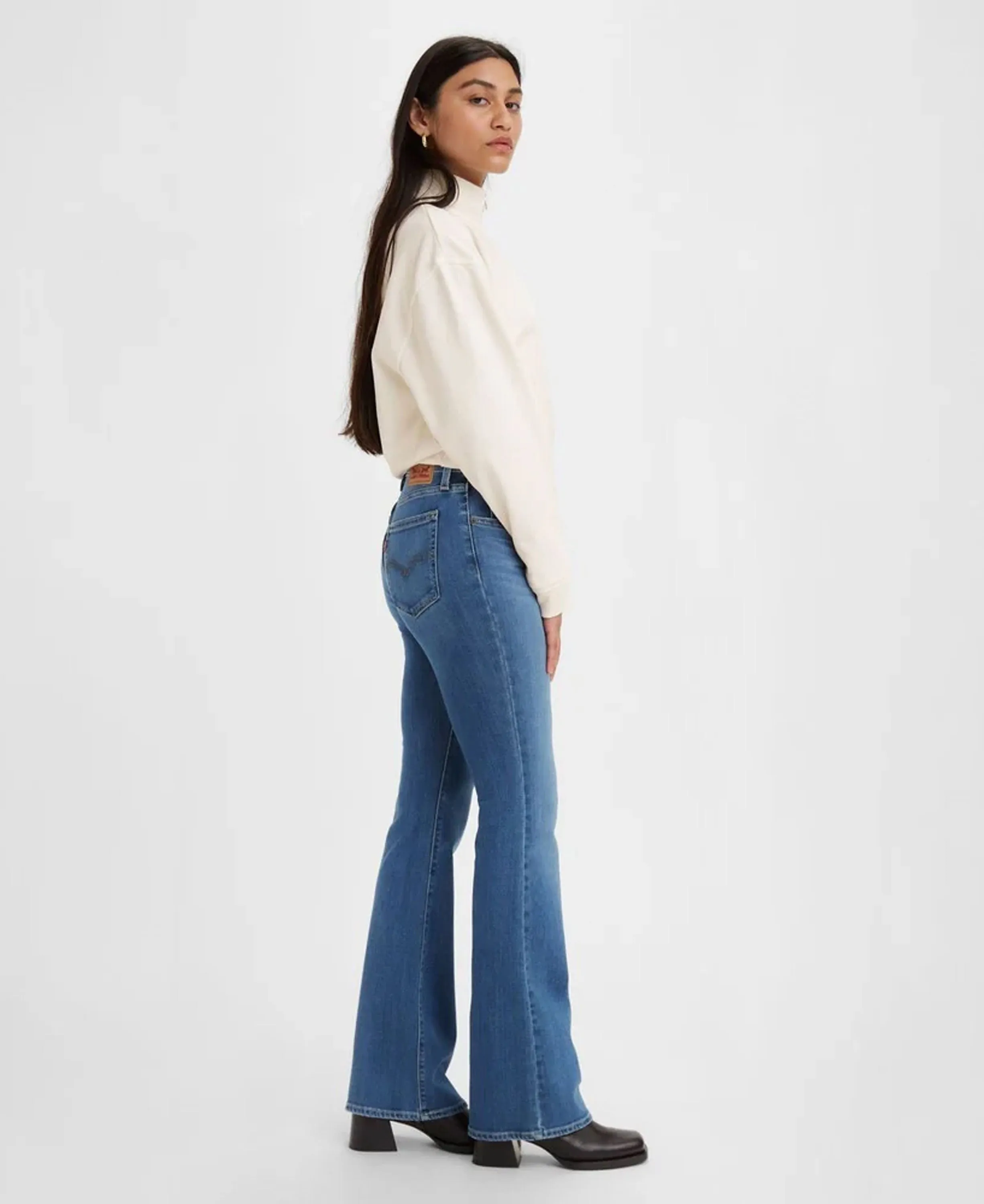 726 High Rise Flare Up Jeans