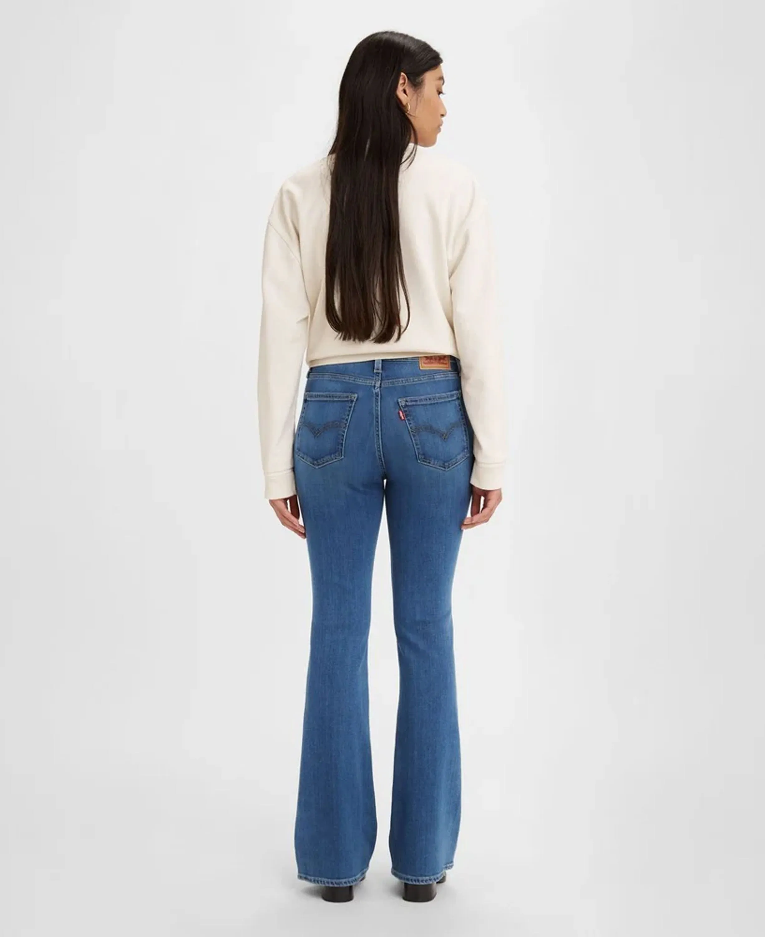 726 High Rise Flare Up Jeans