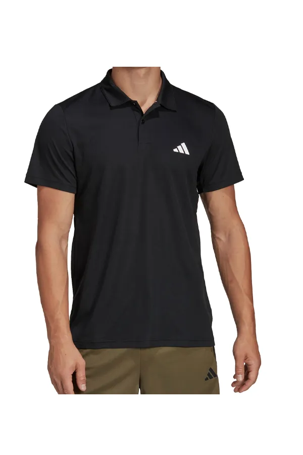 Adidas Black Polo Shirt Aeroready