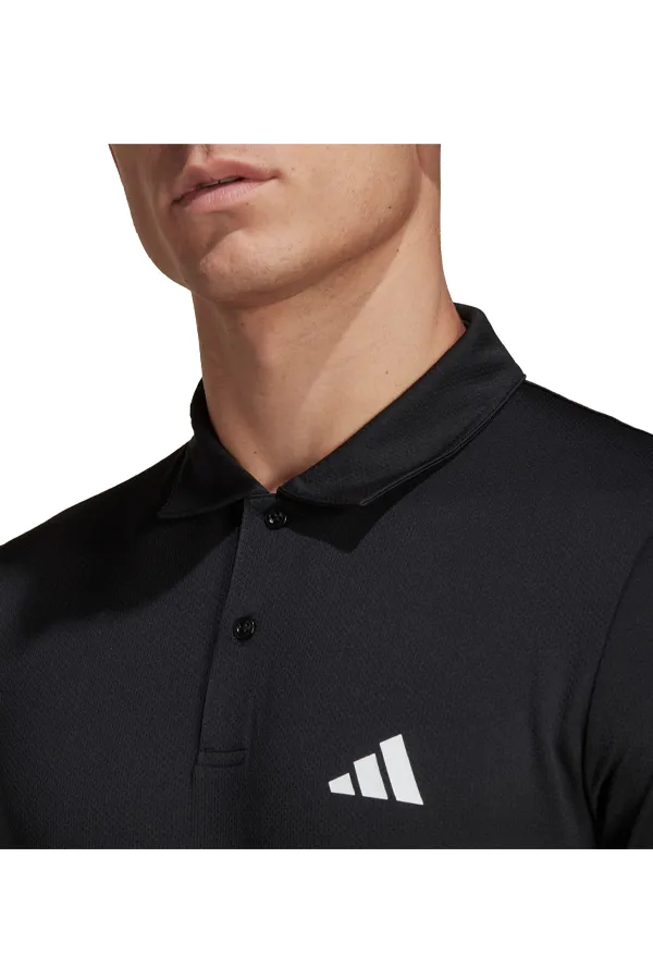 Adidas Black Polo Shirt Aeroready