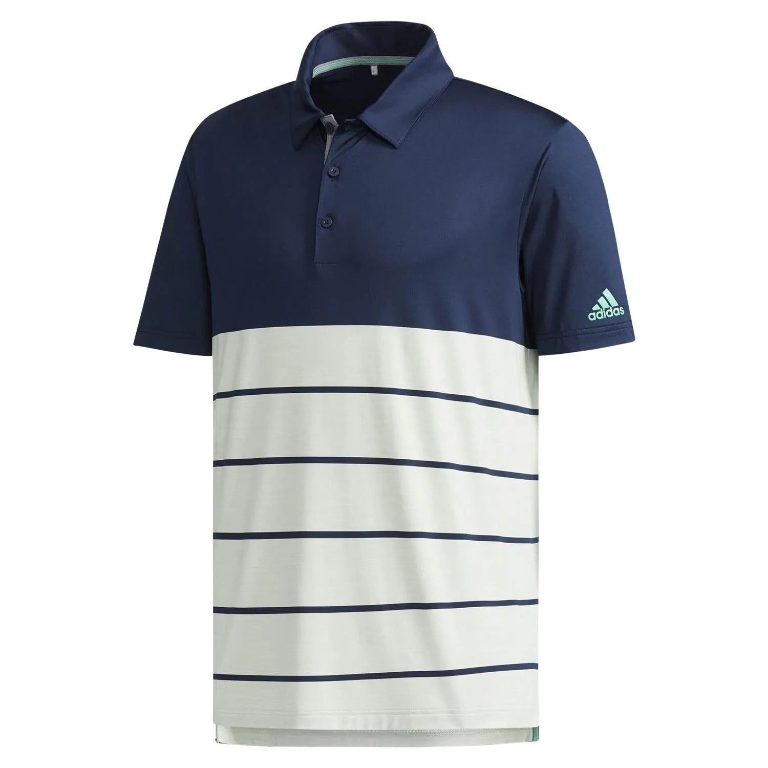 adidas Ultimate 365 Heather Block Polo Shirt - Navy