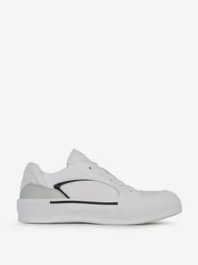 Alexander McQueen Logo Leather Sneakers 