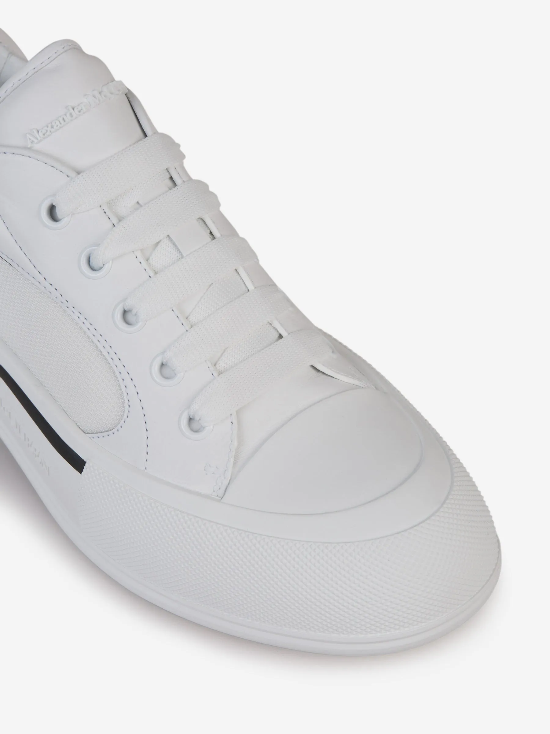 Alexander McQueen Logo Leather Sneakers 