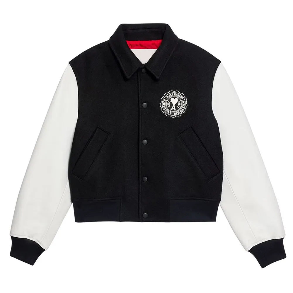 Black and White Varsity Jacket - William Jacket