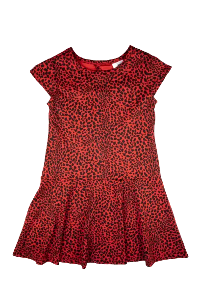 Animal Print Knit Dress