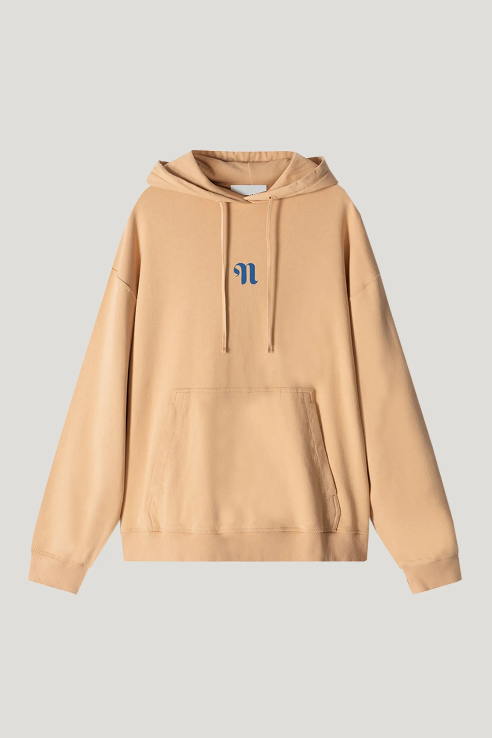 Apricot Gender-Neutral Graphic Hoodie.