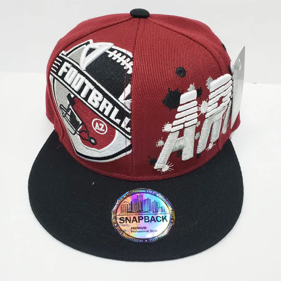 Arizona Football Phoenix Snapback Hat - Burgundy -> Arizona Football Phoenix Snapback Cap - Maroon