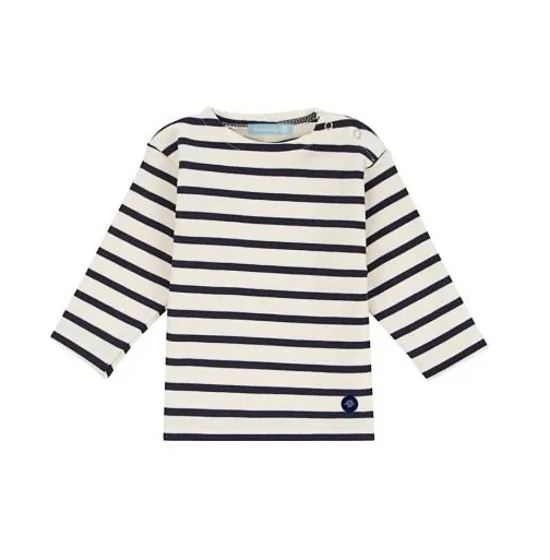 Armor Lux Baby Breton striped shirt White