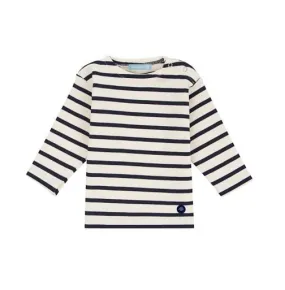 Armor Lux Baby Breton striped shirt White