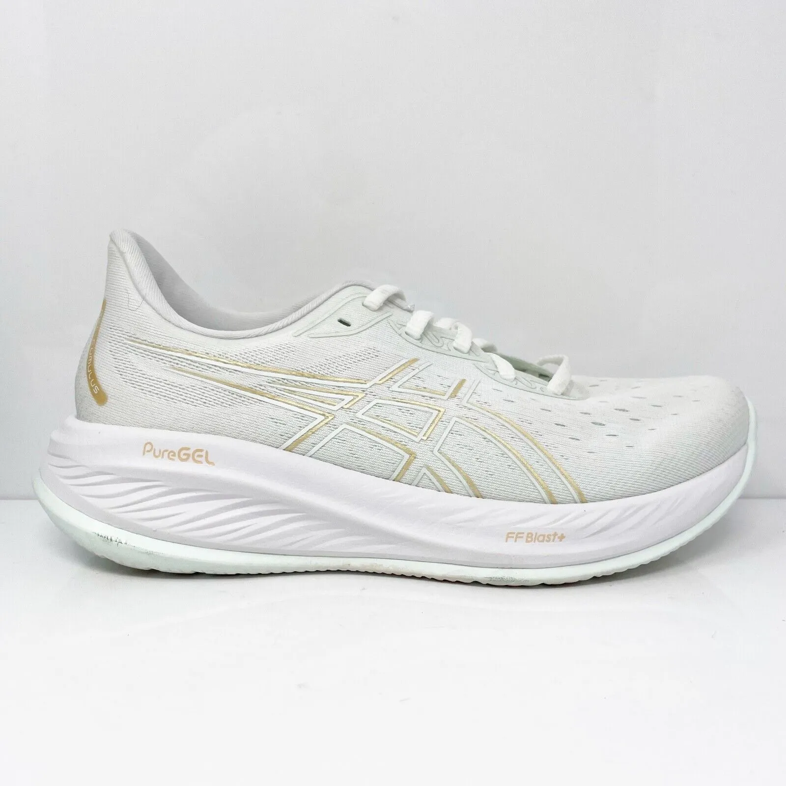 Asics Womens Gel Cumulus 26 1012B599 White Running Shoes Sneakers Size 10