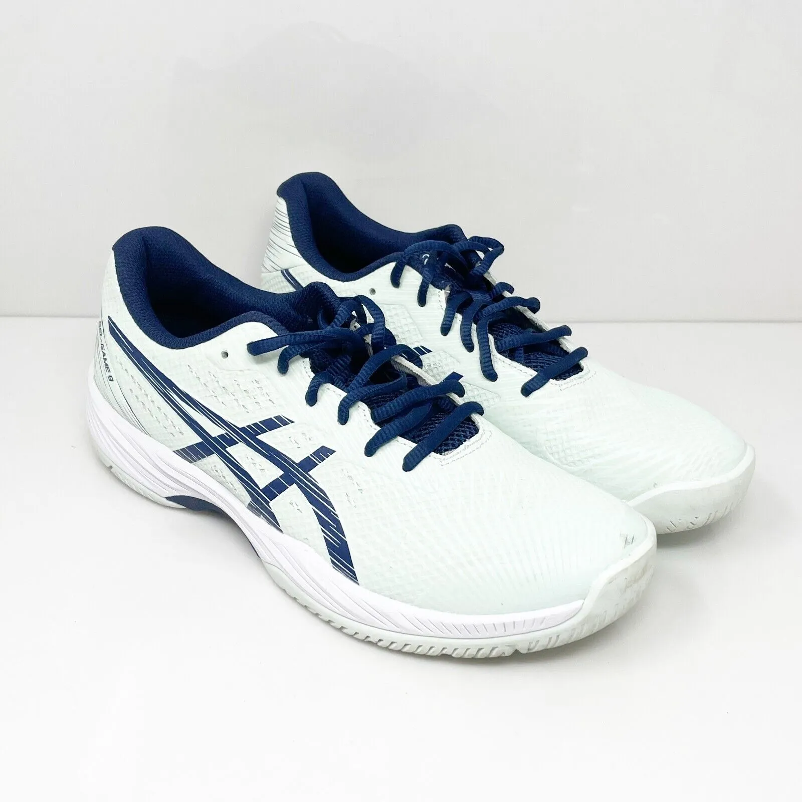 Asics Womens Gel Game 9 1042A211 Blue Running Shoes Sneakers Size 10