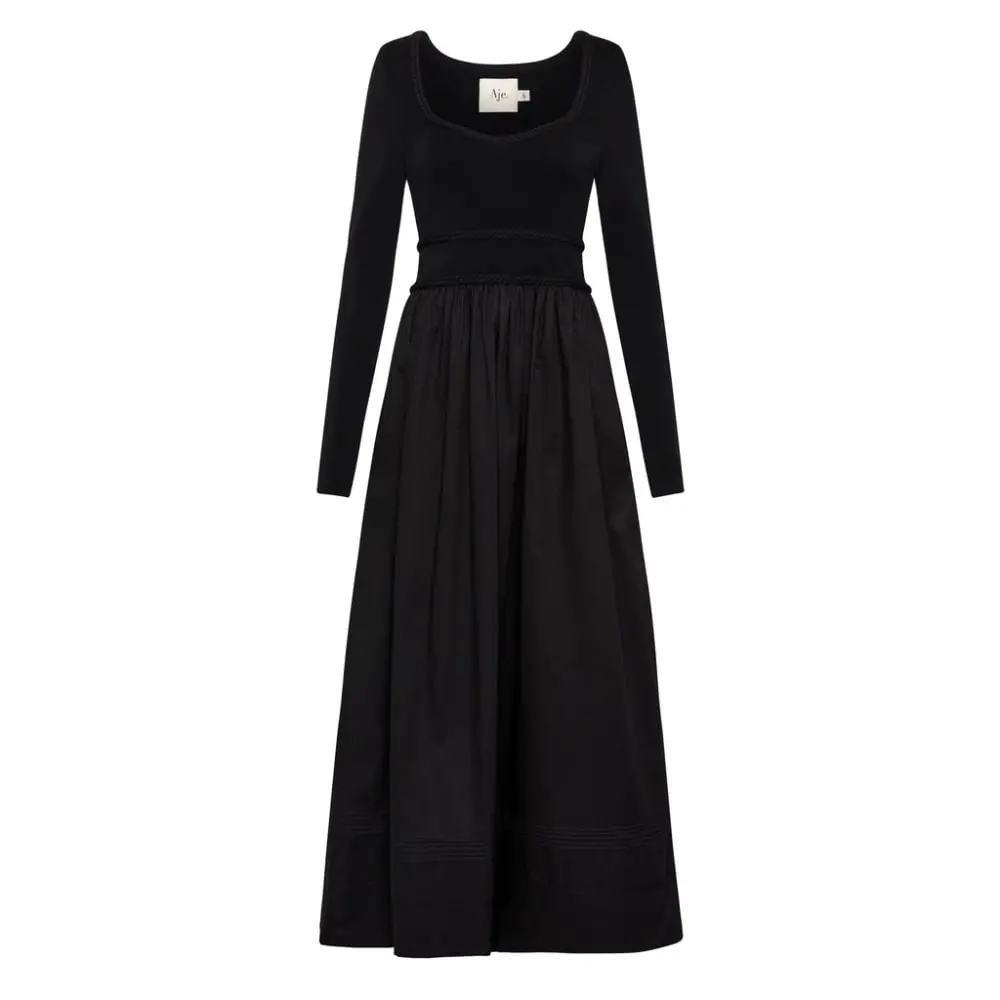 --Audrey Knit Midi Dress-