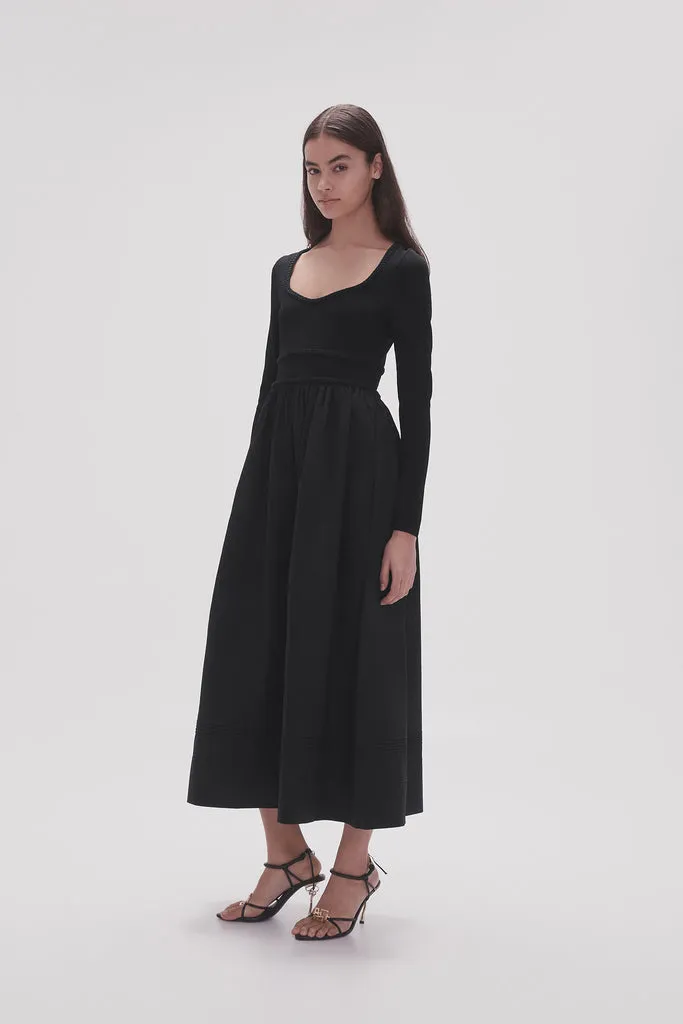 --Audrey Knit Midi Dress-