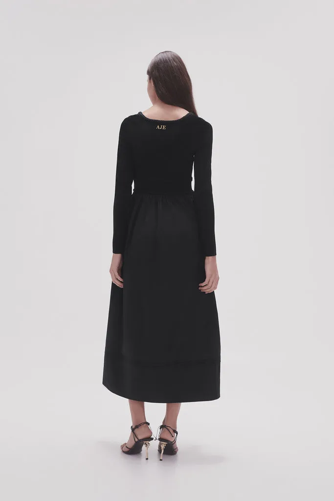 --Audrey Knit Midi Dress-