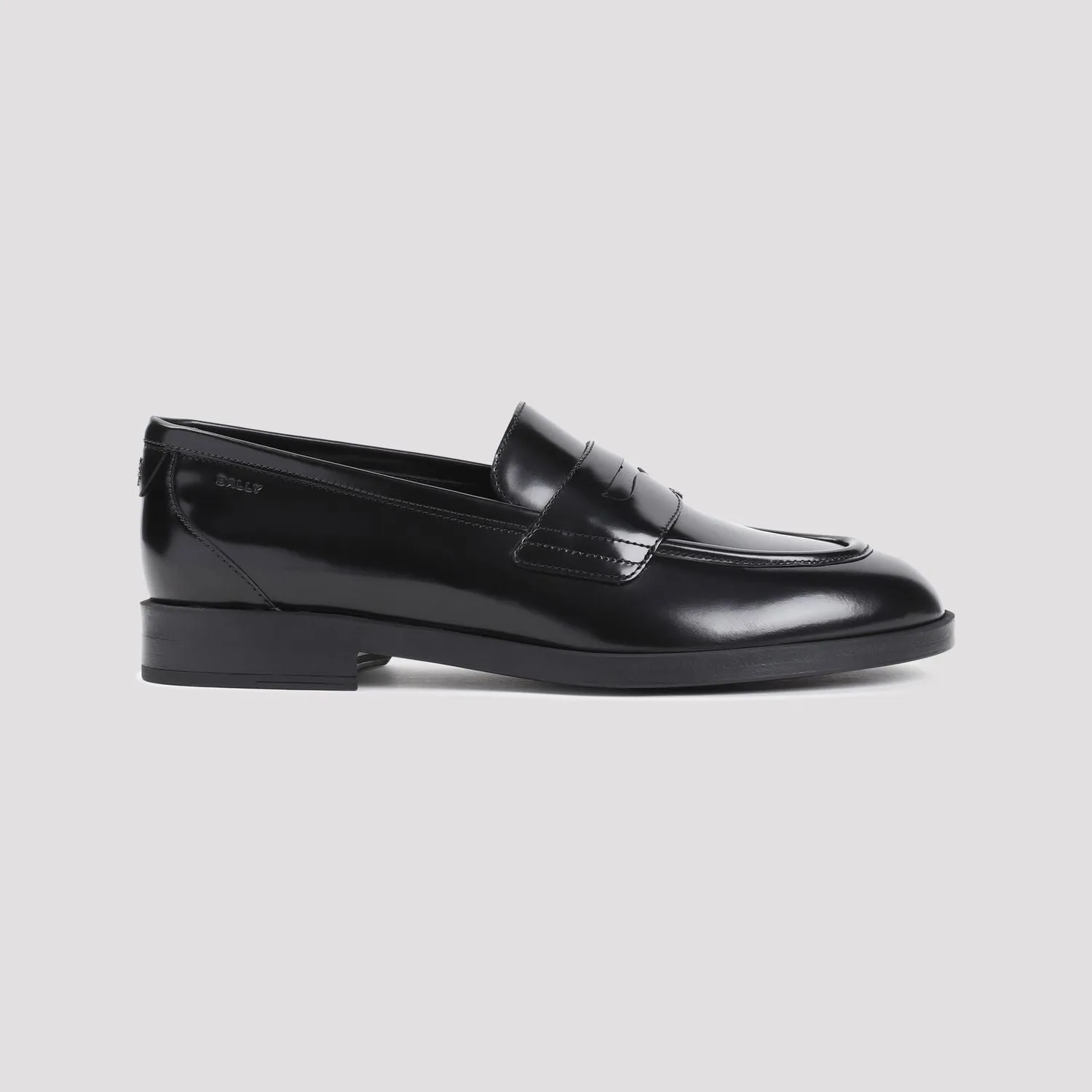 Luxurious Black Leather Moccasins by BALLY