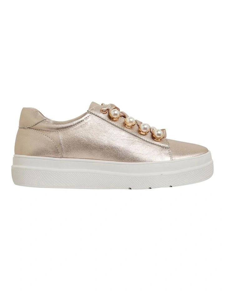 Bant Soft Gold Metallic Sneakers