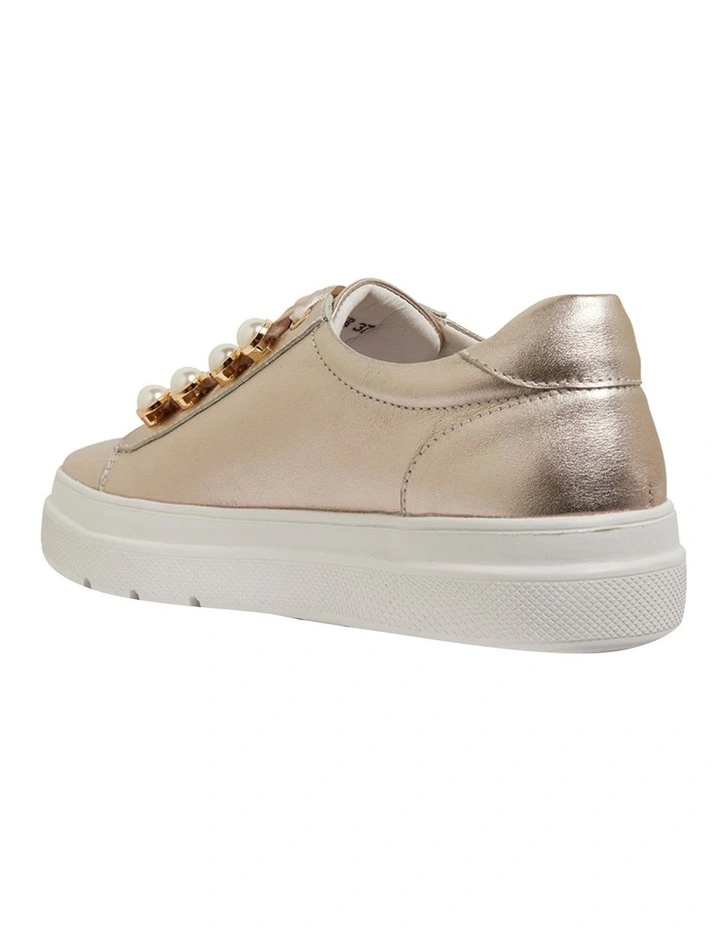 Bant Soft Gold Metallic Sneakers