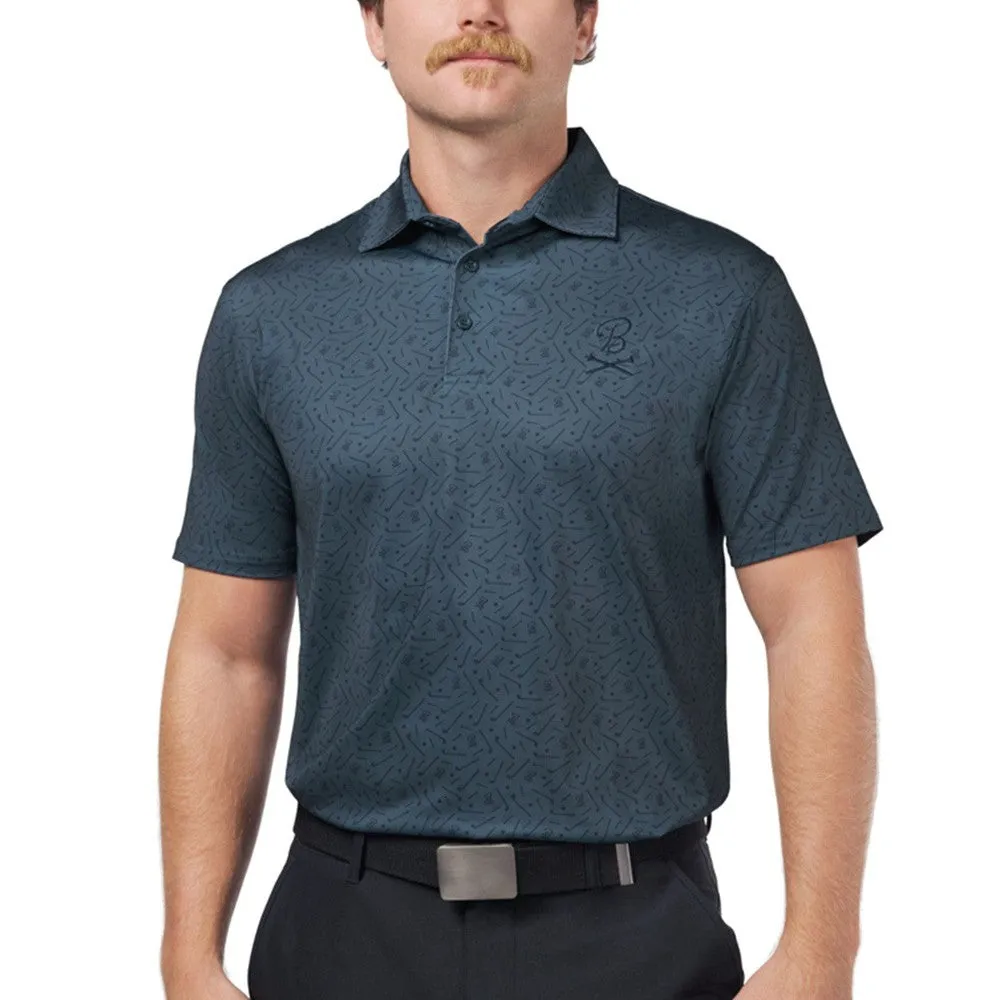 Barstool Golf Performance Printed Polo