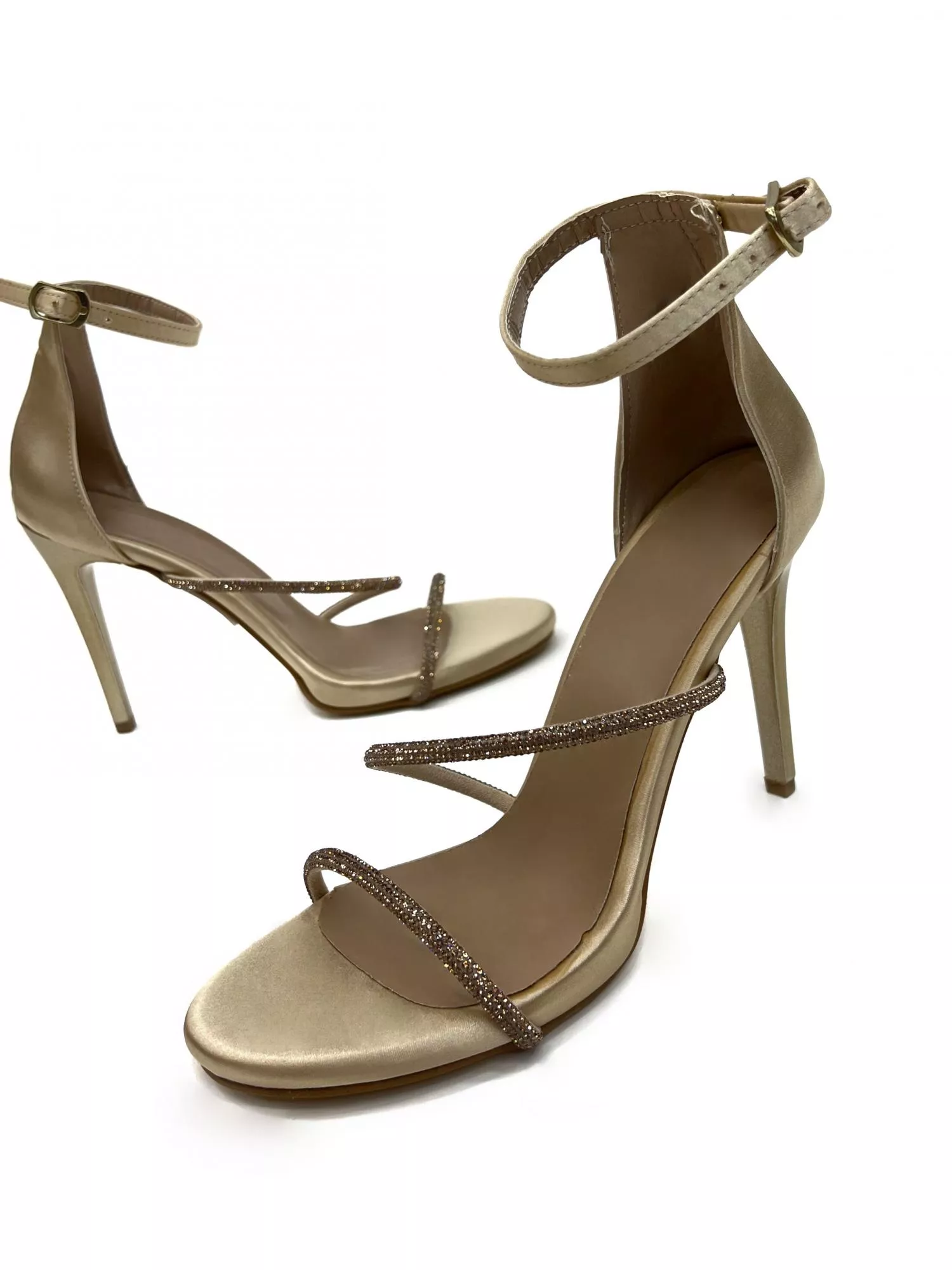 Beige sandals for women - Style O053.