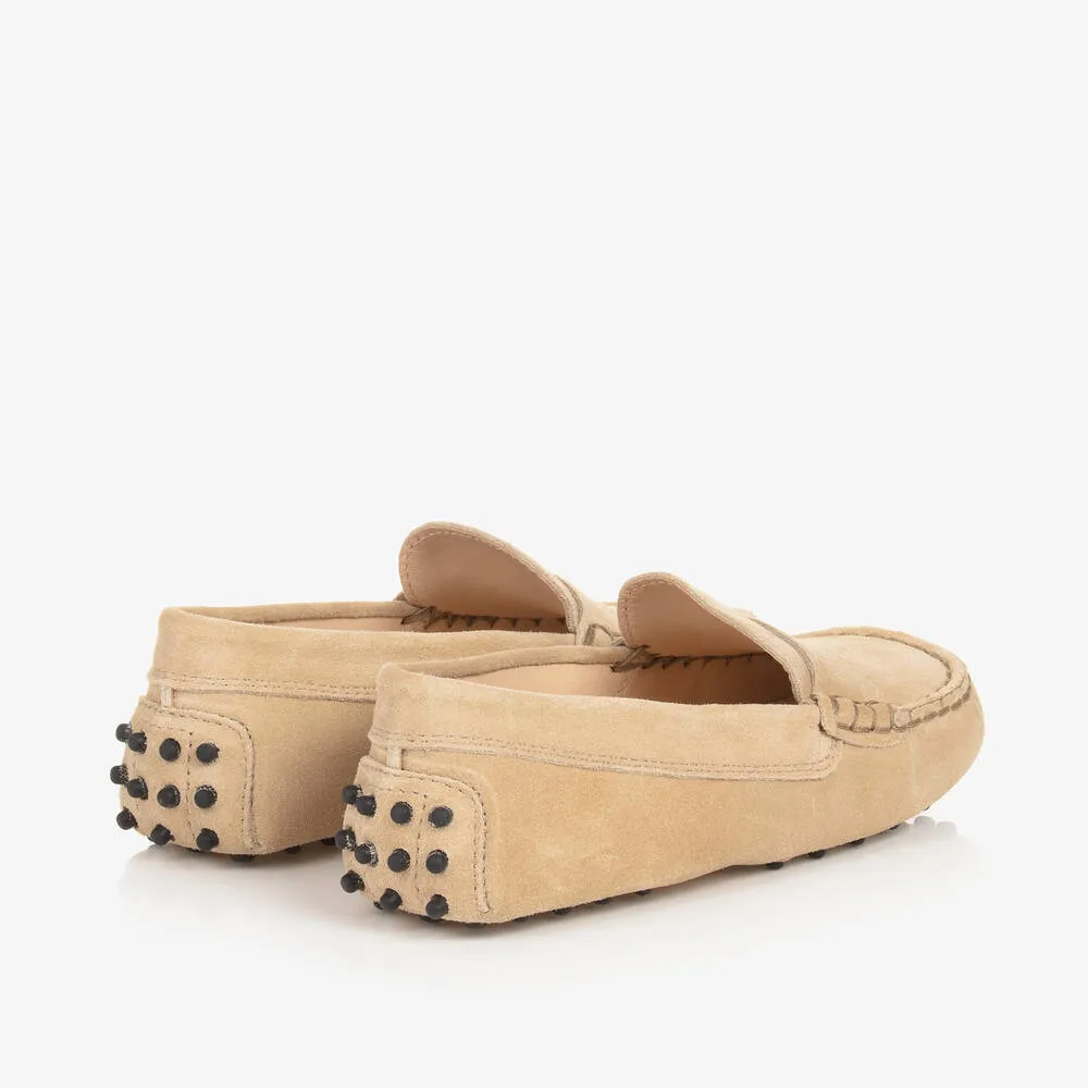 Beige Moccasins