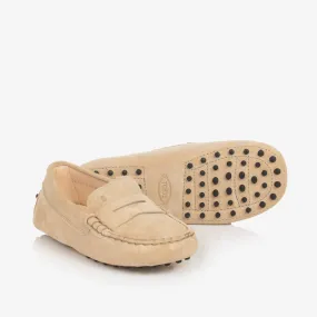 Beige Moccasins