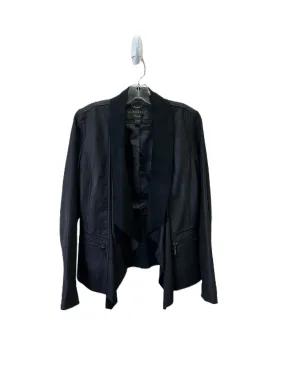 Bernardo Black Leather Jacket Size S