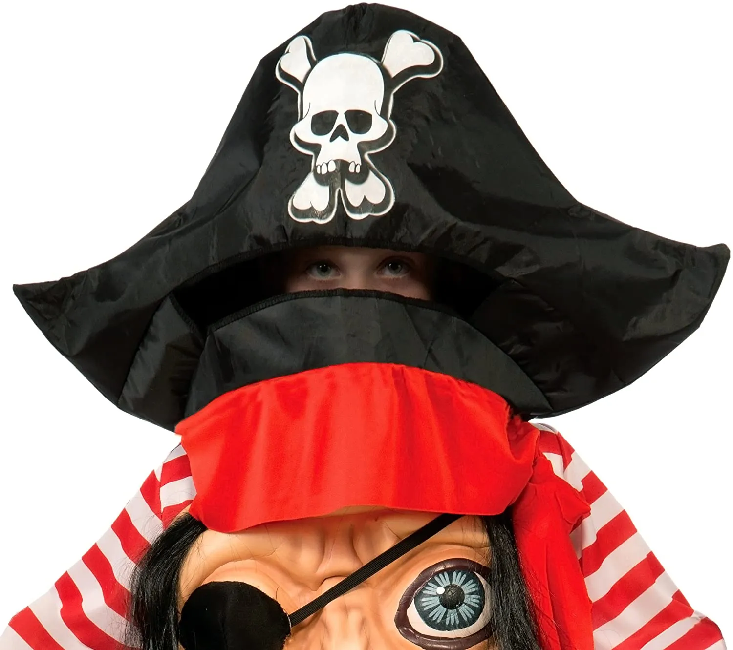 Big Face Buccaneer Kid's Costume, Size 10