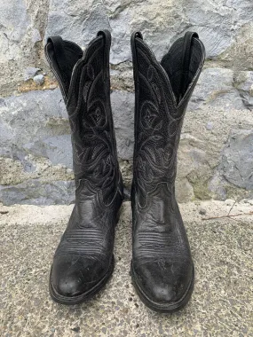 Size 3 Black Cowboy Boots for Women (EU 36) - UK Delivery