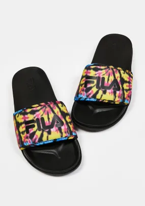 Black Drifter Lux Tie Dye Sandals-