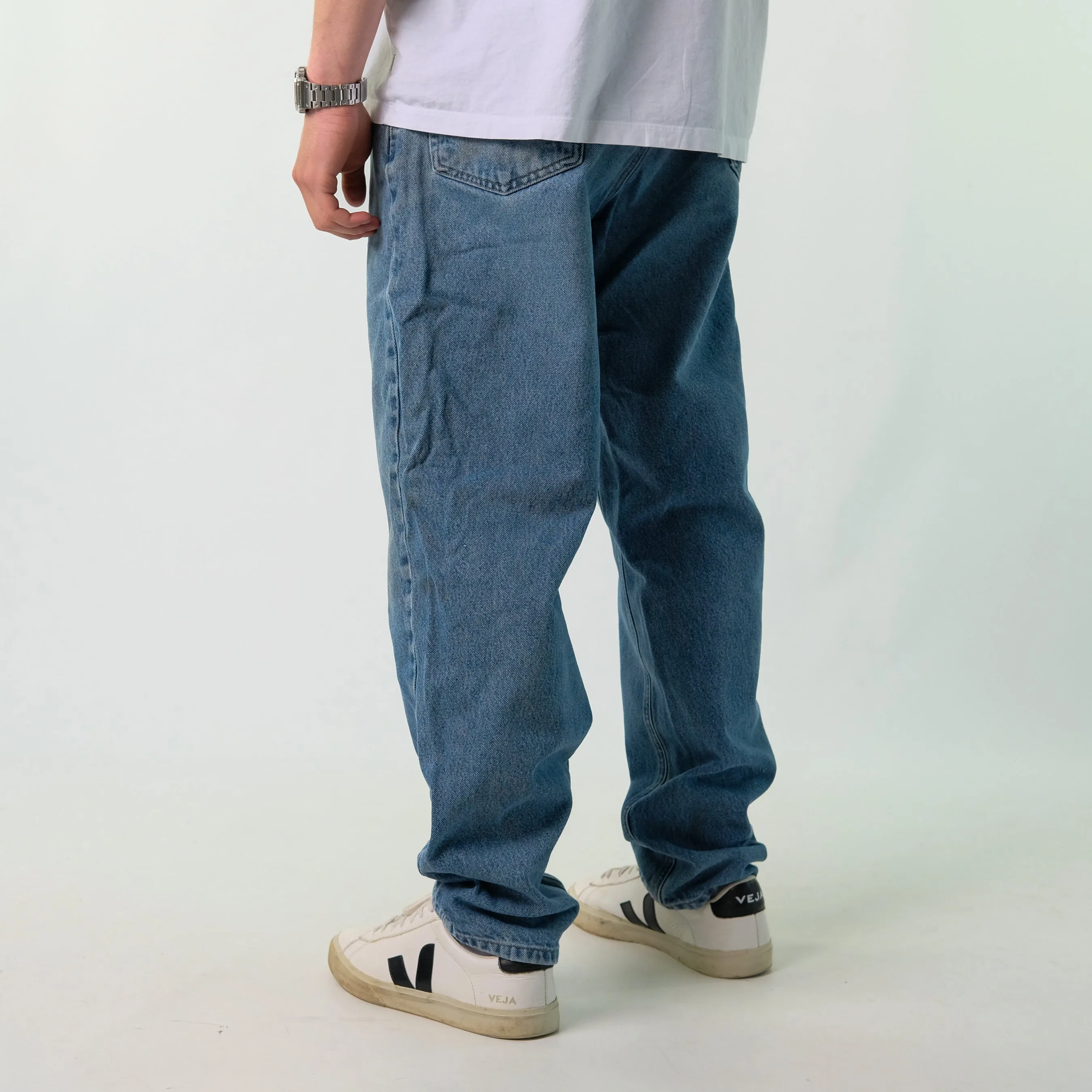 Blue y2ks Carhartt Denim Jeans Baggy Pants (38x32)