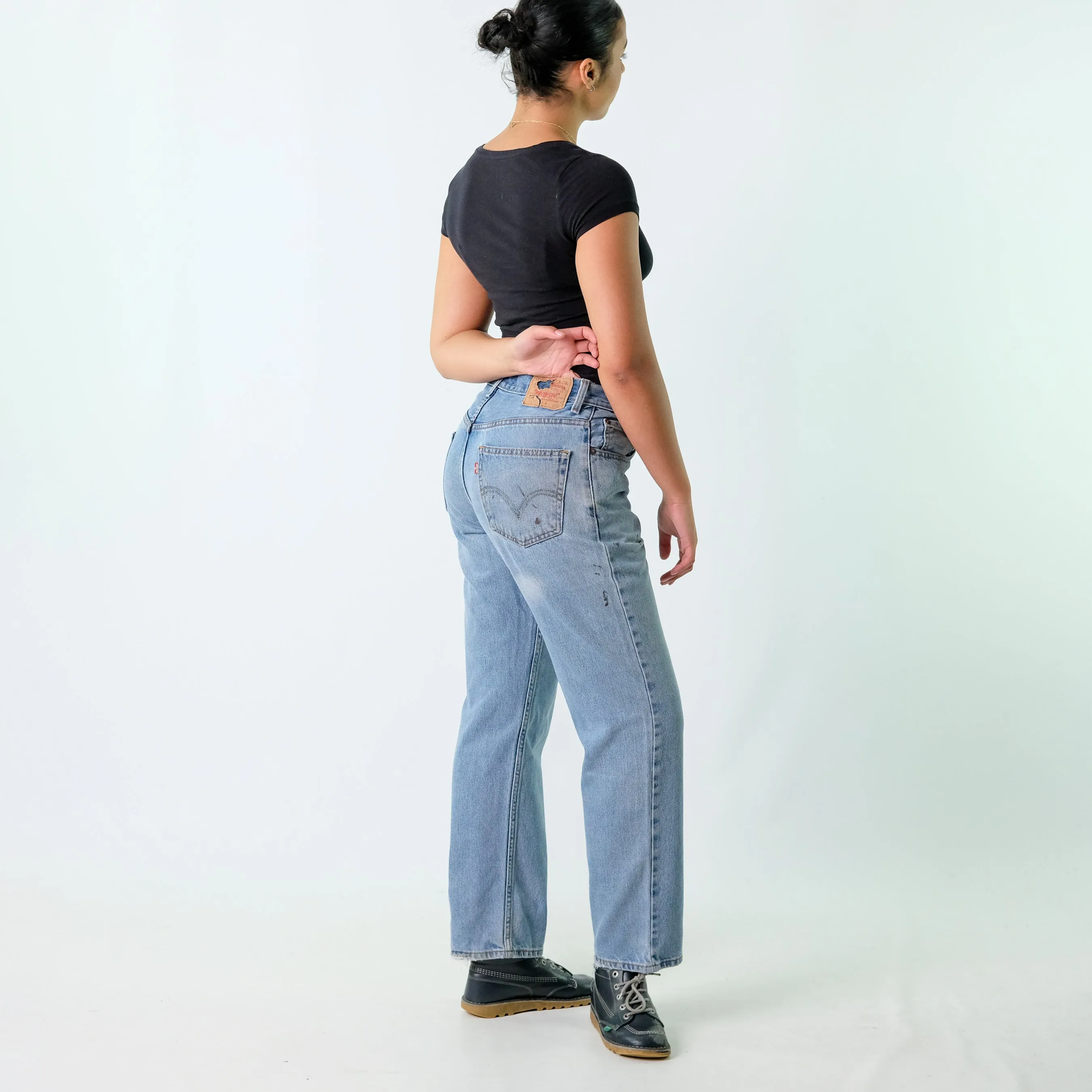 Blue y2ks Levi's Denim Jeans Baggy Pants (33x30)