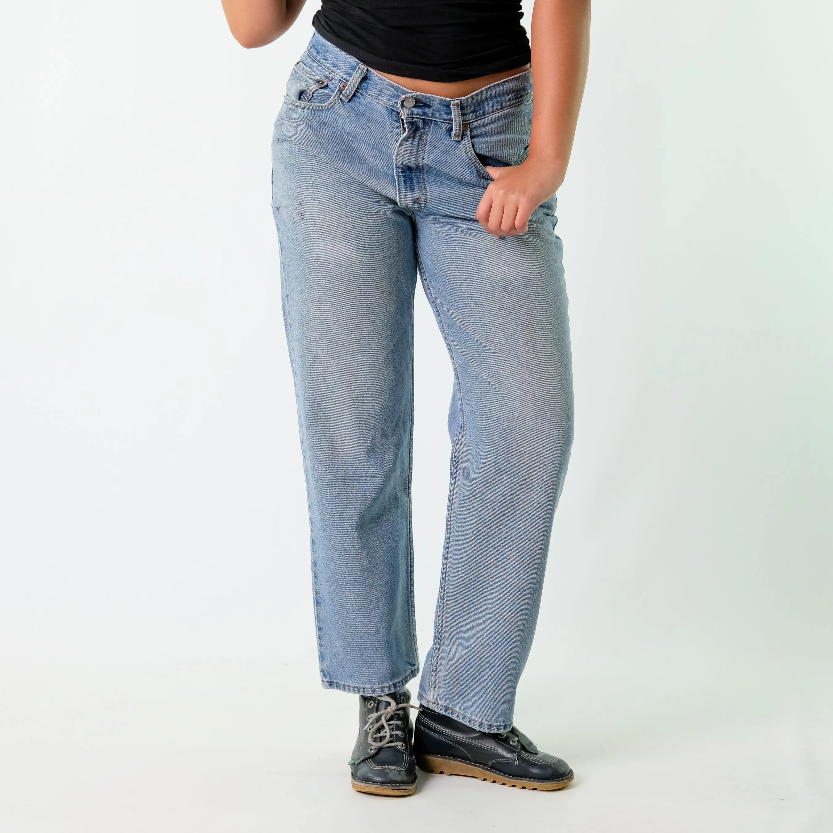 Blue y2ks Levi's Denim Jeans Baggy Pants (33x30)