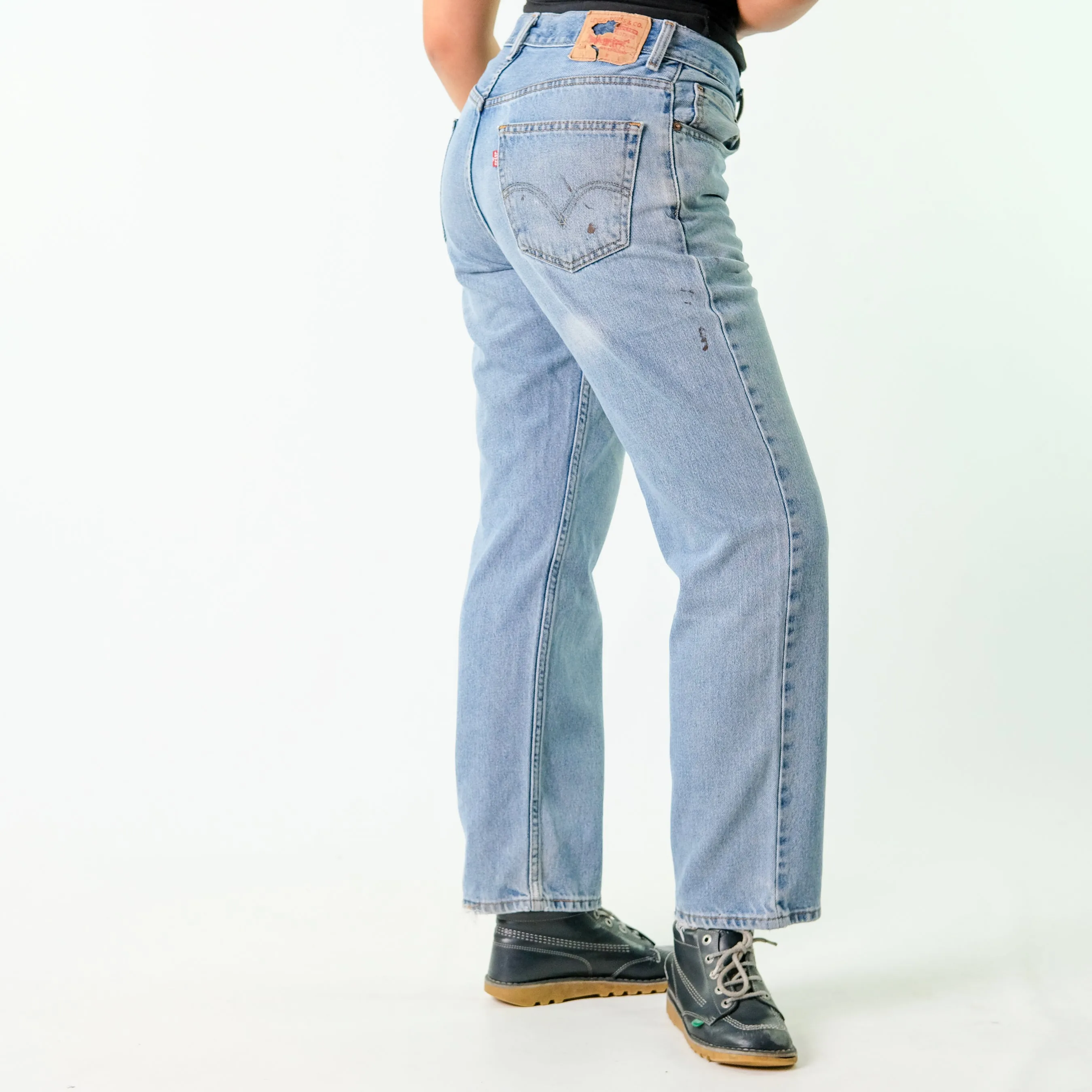 Blue y2ks Levi's Denim Jeans Baggy Pants (33x30)