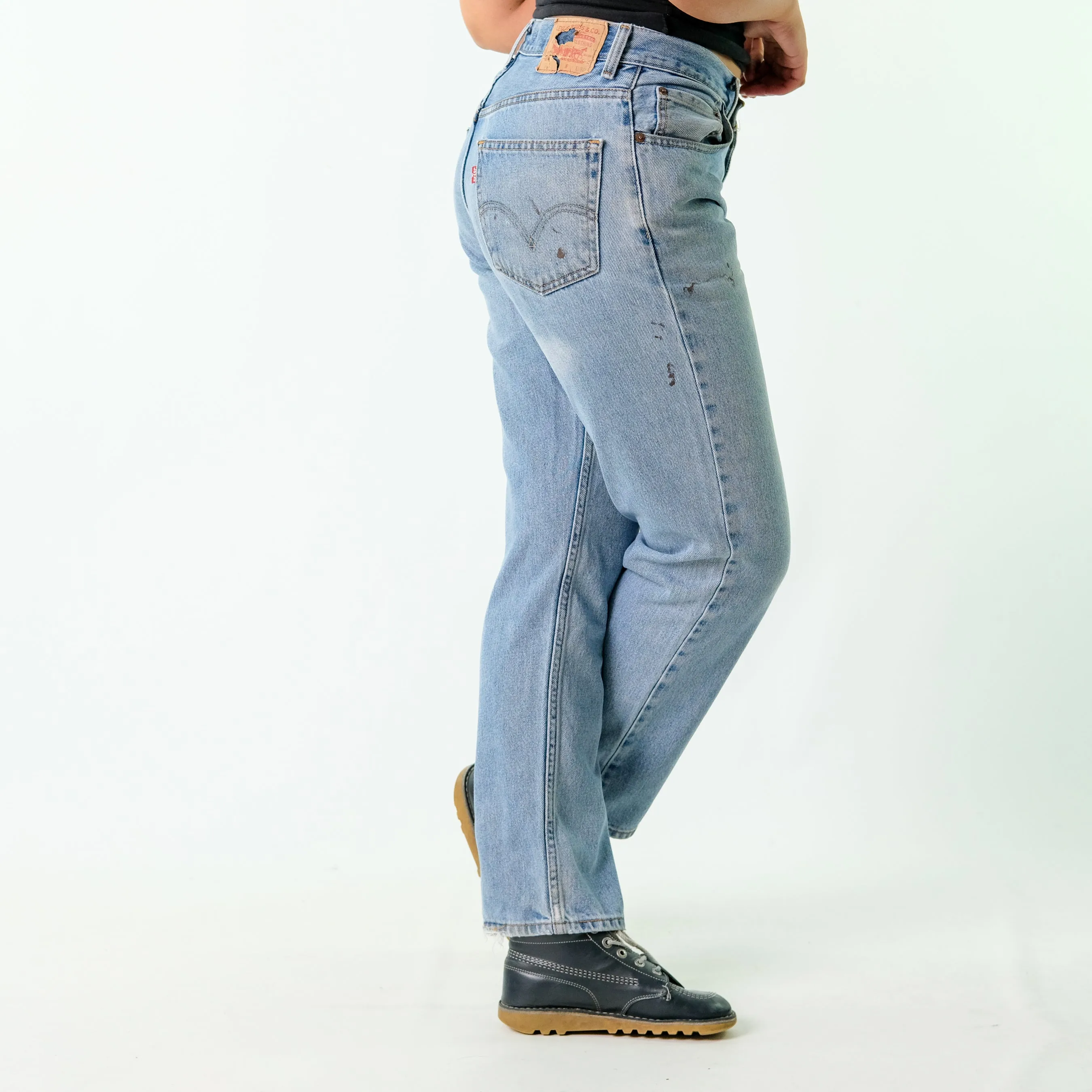 Blue y2ks Levi's Denim Jeans Baggy Pants (33x30)