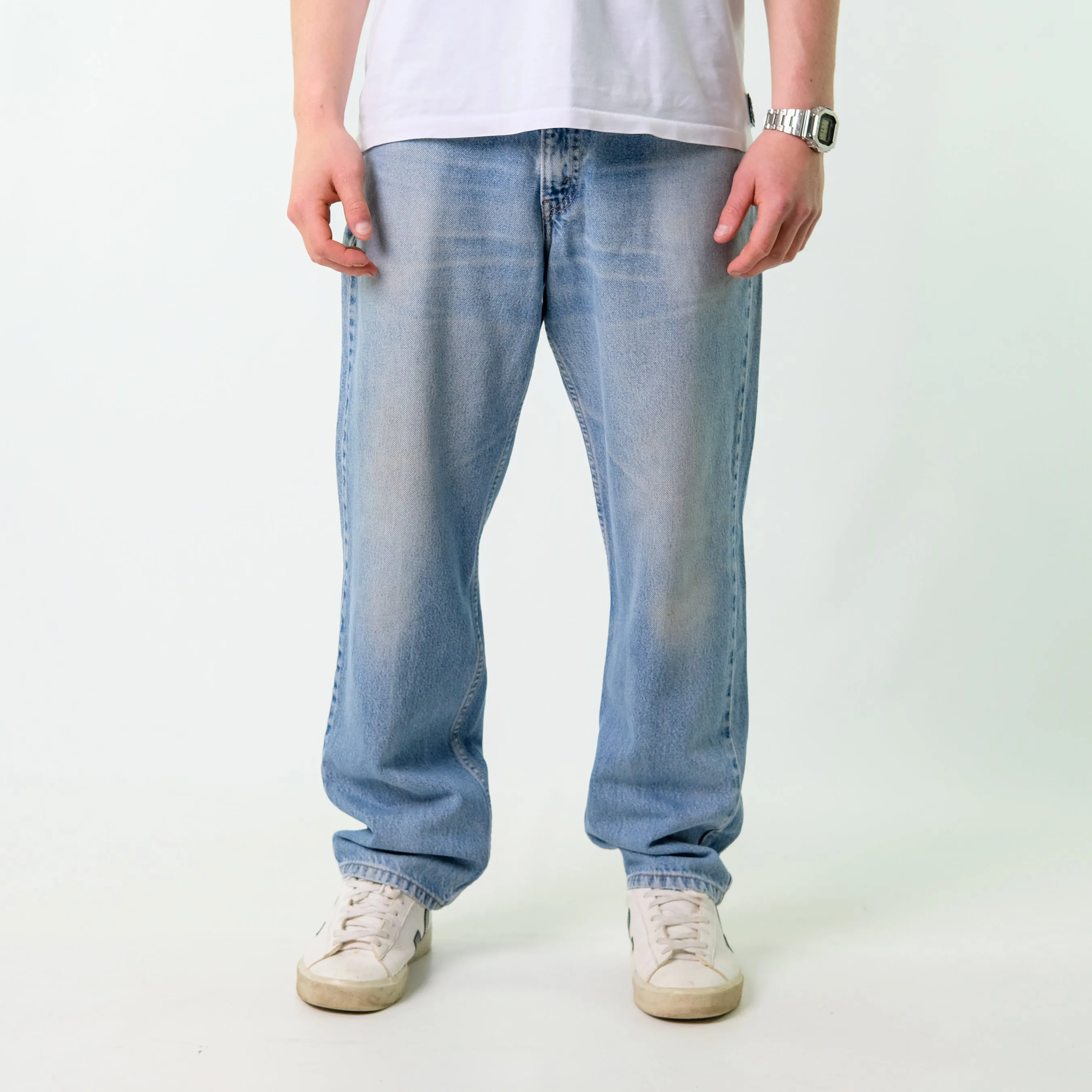 Blue y2ks Levi's Denim Jeans Baggy Pants (34x30)