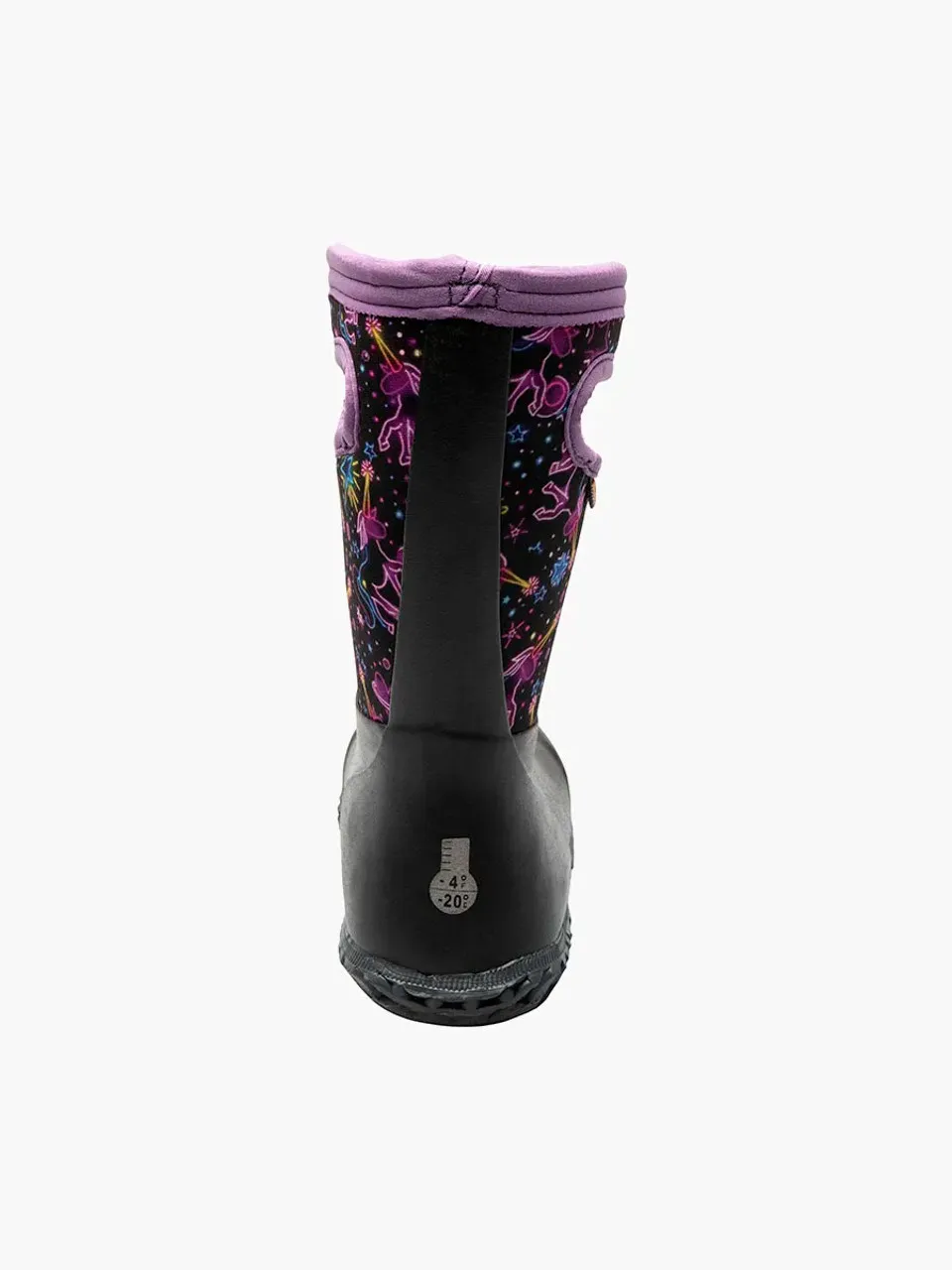 BOGS Kid's Insulated Rainboot - York Neon Black Multi