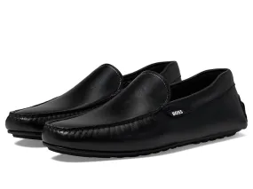 Smooth Leather Moccasins by BOSS