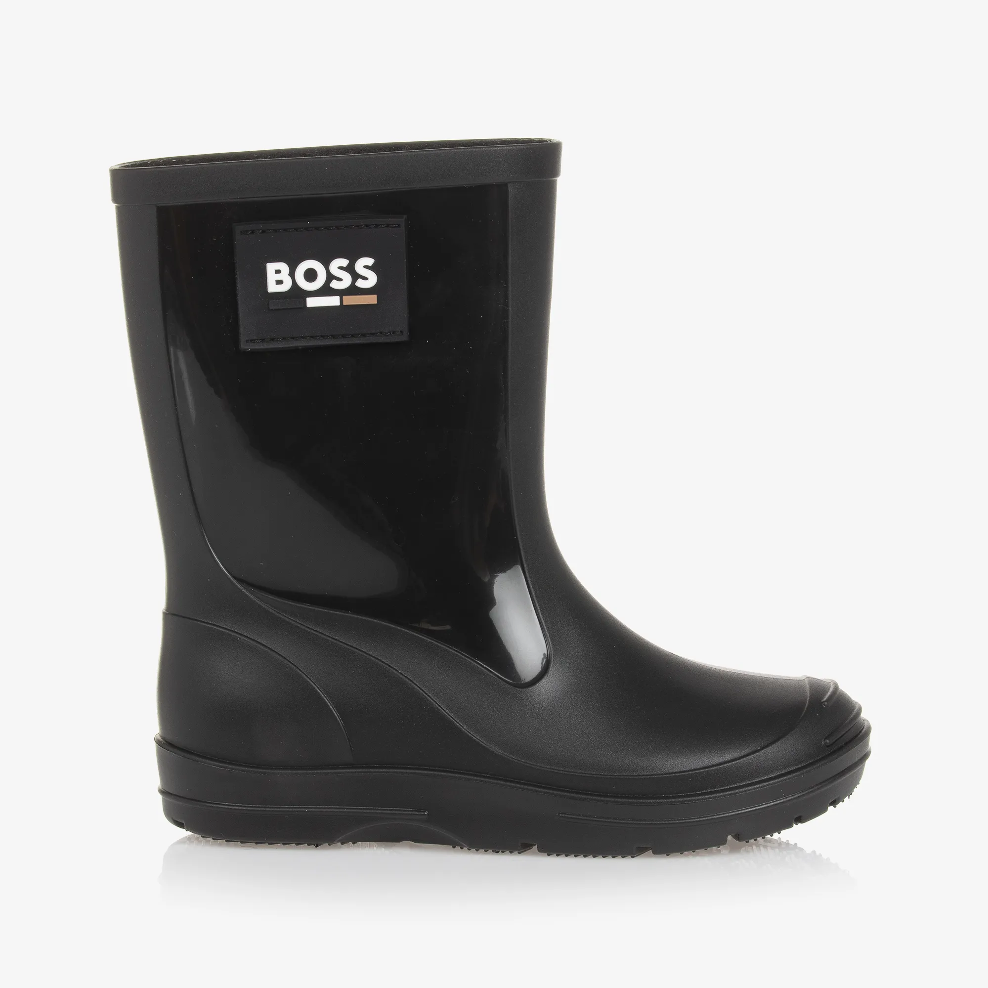 Black Rain Boots for Boys