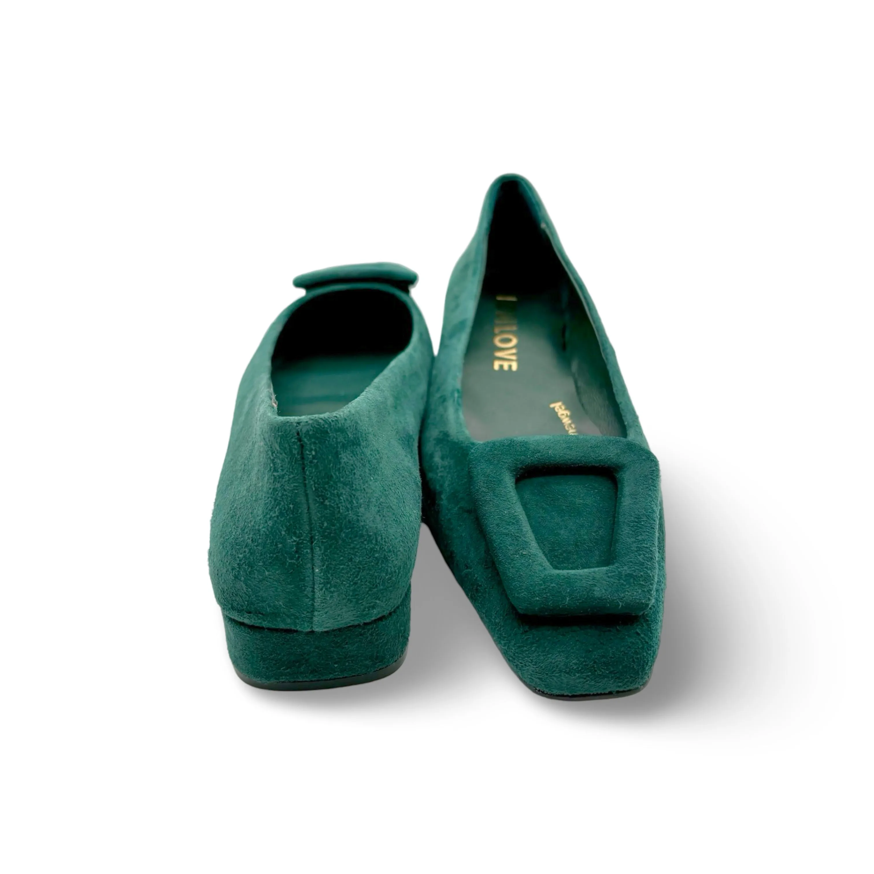 BR5115 Forest Suede Flat